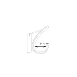 Patère ABS moyen modèle x 2*FROLI Clearance