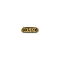 Online FS Plaque laiton bain Décoration Marine·Laiton & Bois
