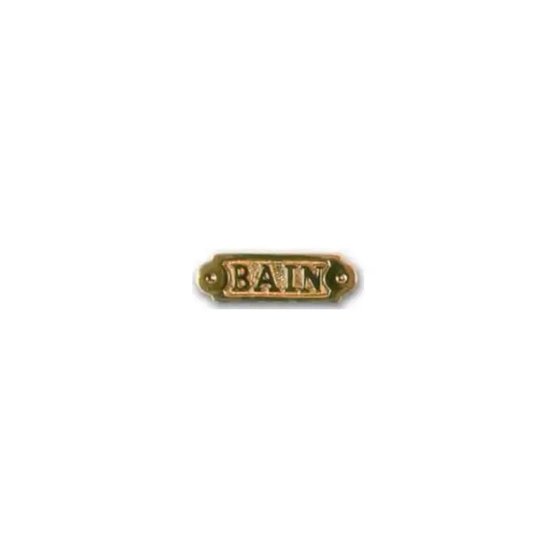 Online FS Plaque laiton bain Décoration Marine·Laiton & Bois