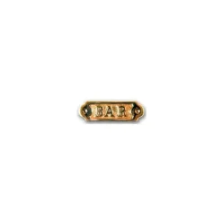 Online FS Plaque laiton bar Décoration Marine·Laiton & Bois
