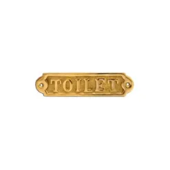 FS Plaque laiton toilet*Foresti & Suardi Best