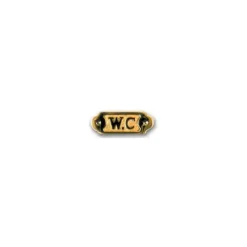 FS Plaque laiton WC*Foresti & Suardi Best