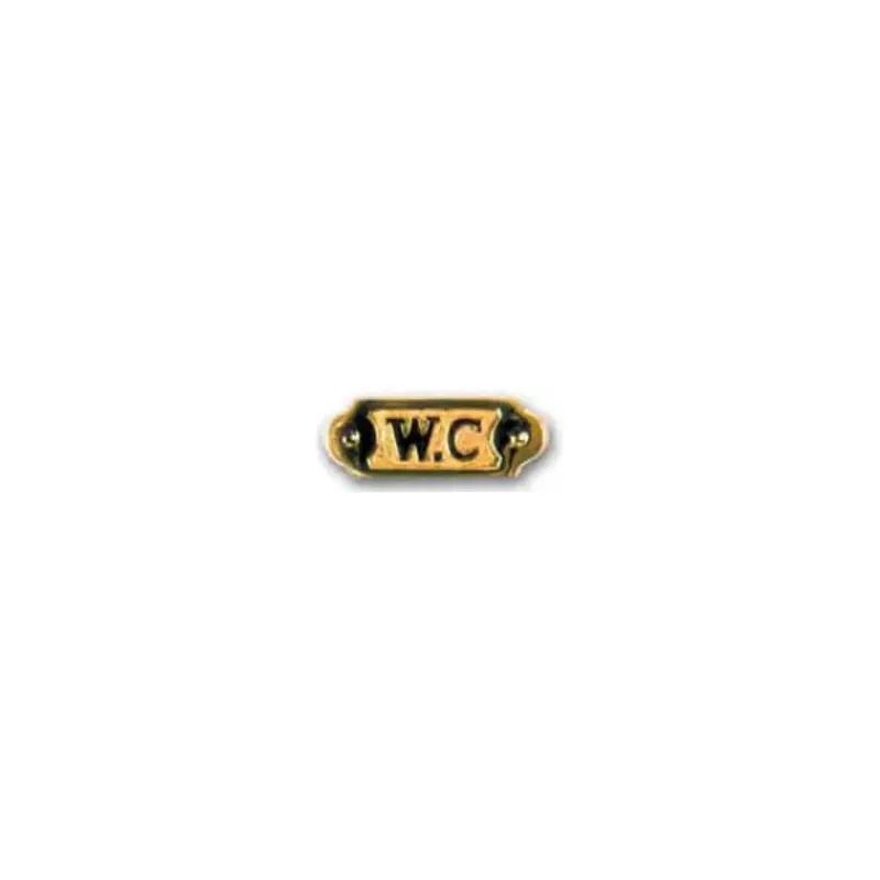 FS Plaque laiton WC*Foresti & Suardi Best