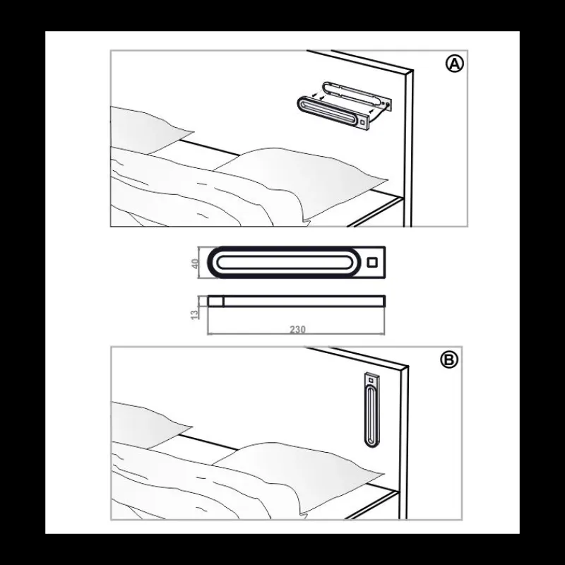 Discount FURNIKA Applique LED d'ambiance ports USB Eclairage & Lampe·Applique Lumineuse|Eclairage & Lampe·Applique