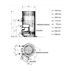 92/6 Siberia | Poêle diesel autonome 2 kW*GLEMBRING Hot