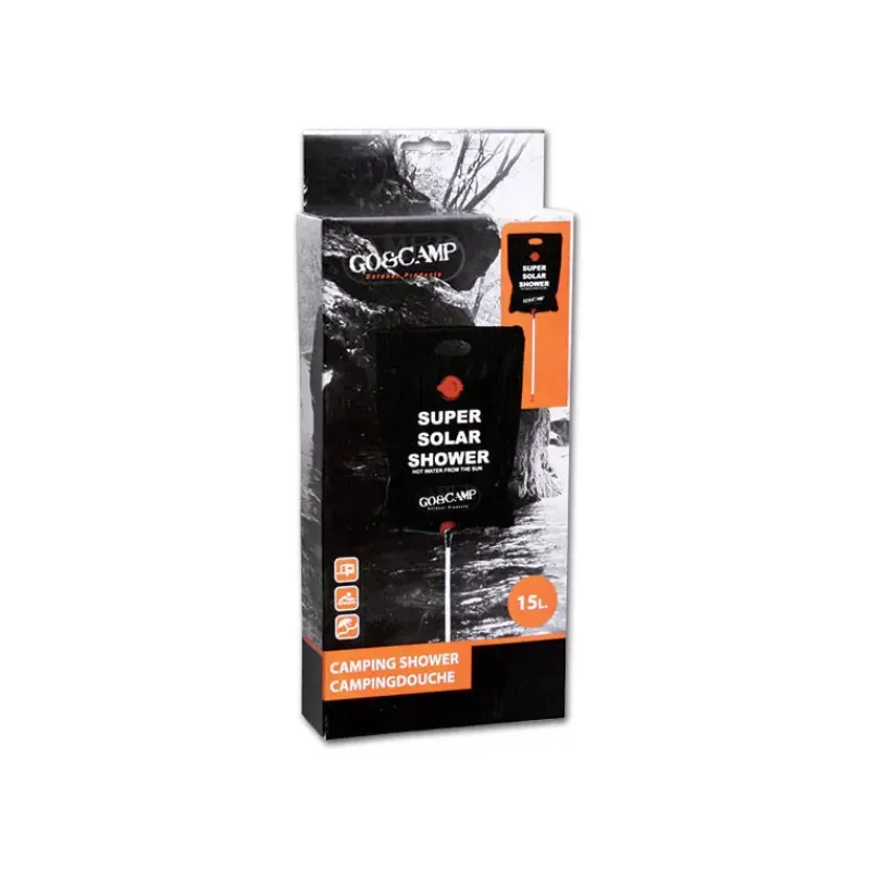 Douche solaire 15L L'Eau·Douche Solaire & Chauffe Eau Nomade|Vie En Plein Air·Douche Solaire & Portable