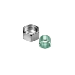 Ecrou + olive acier pour RVS 8 ou 10*Gok New