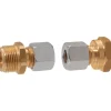 Clearance Kit de raccordement 2 pièces 20 x 1,5 - RVS 10 Equipement Gaz·Raccord, Embout Et Adapteur Gaz|Equipement Gaz·Raccord, Embout Et Adapteur Gaz