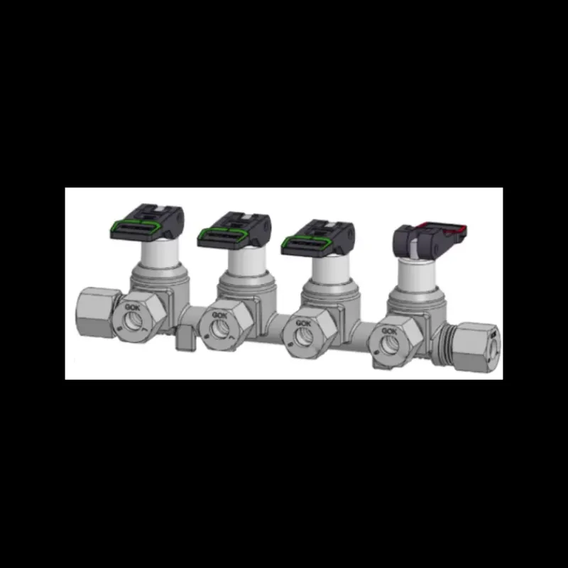Online Vanne gaz à levier bicolore 4 voies | Court Equipement Gaz·Vanne Et Robinet Gaz|Equipement Gaz·Vanne Et Robinet Gaz