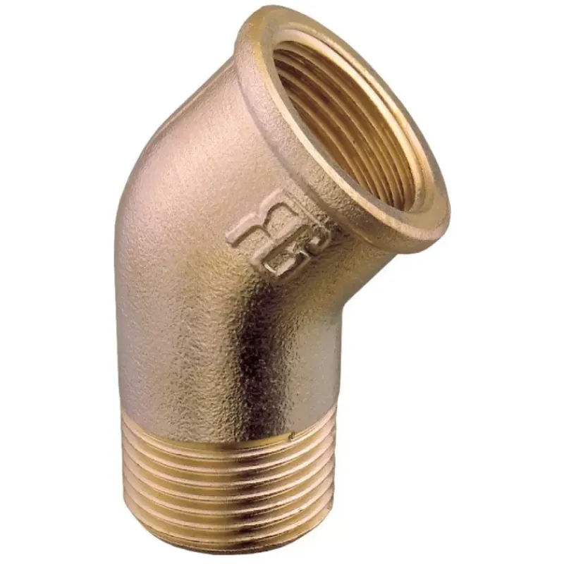 Outlet Raccord laiton coudé 45° MF Plomberie·Raccord Cannelé & Fileté|Plomberie·Raccord Fileté & Cannelé
