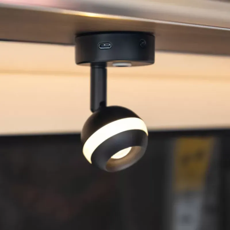 Online Arsie Spot LED noir avec USB-C Eclairage & Lampe·Applique Lumineuse|Eclairage & Lampe·Applique