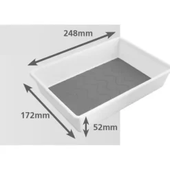 Outlet Boîte de rangement 248 x 172 mm Cuisine & Vaisselle·Ustensile De Cuisine|Ustensile De Cuisine & Vaisselle·Rangement & Équipement Cuisine