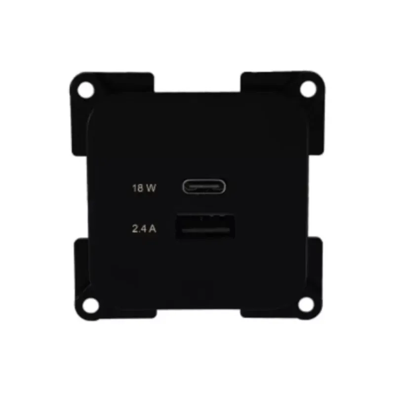C-line Prise USB-A USB-C*Haba