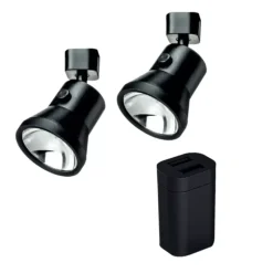 New Lanciano - Kit 2 spots Large - 2 x USB Eclairage & Lampe·Rail Et Réglette|Eclairage & Lampe·Réglette Et Rail