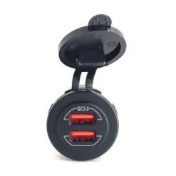 Power Line Chargeur USB QC3.0 + USB-A | 18W - 2,4A gamme DC*Haba