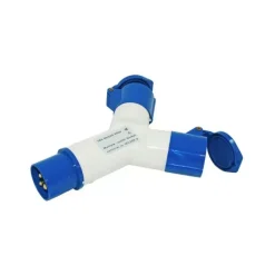Hot Prise double P17 Distribution & Protection·Adapteur Secteur Cee|Distribution & Protection·Adaptateur De Quai (Prise Cee, P17...)