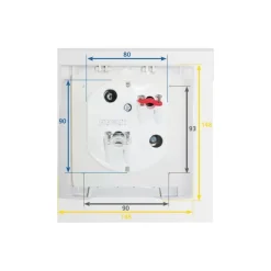 Socle extérieur 230V + 12V + HDMI + satellite*Haba New