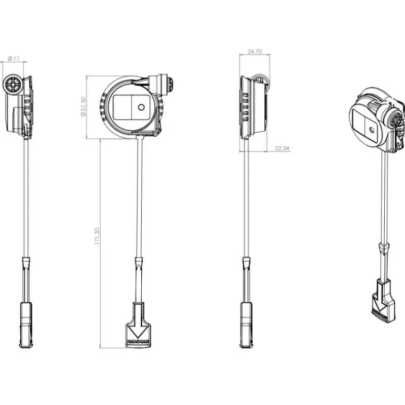 A1 Kit de réarmement | Mécanisme + cartouche 33 g Gilet De Sauvetage·Kit Réarmement Pour Gilet