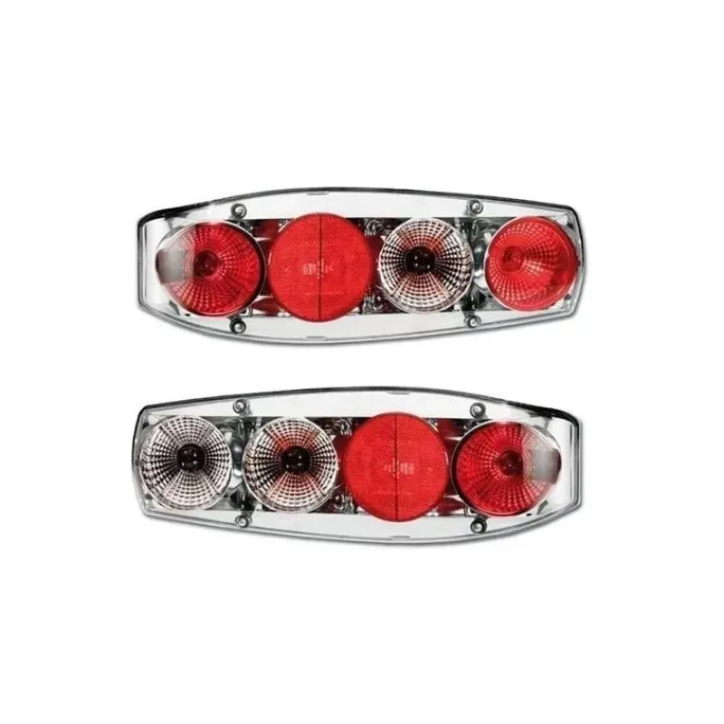 Clearance Feux arrières Caraluna II chromés camping-car Eclairage & Lampe·Feu De Signalisation Arrière