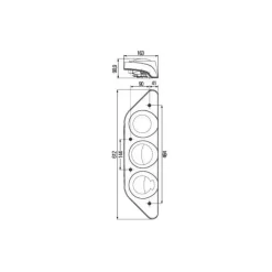 Best Feux arrières Caraluna Modular chromés Eclairage & Lampe·Feu De Signalisation Arrière