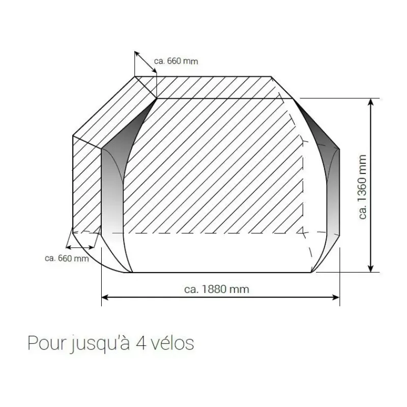 Housse de porte-vélos*Hindermann Best