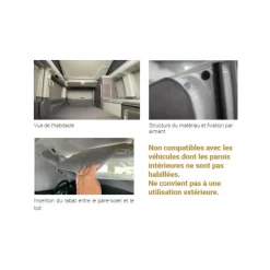 Rideau isolant VW T5/T6*Hindermann