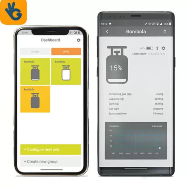 New iGasView | Balance pour bouteille gaz Equipement Gaz·Contrôle Et Sécurité Gaz|Equipement Gaz·Contrôle Et Sécurité Gaz