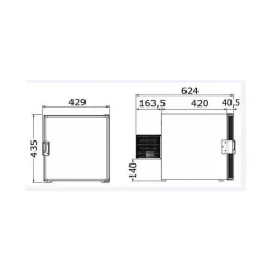 Sale Cruise 40 Cubic Classic Réfrigérateur·Réfrigérateur À Compression|Réfrigérateur·Réfrigérateur À Compression