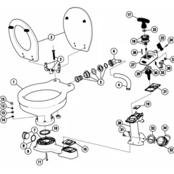 Best Kit entretien WC Twist'n'lock Wc À Bord·Pièce Détachée Wc