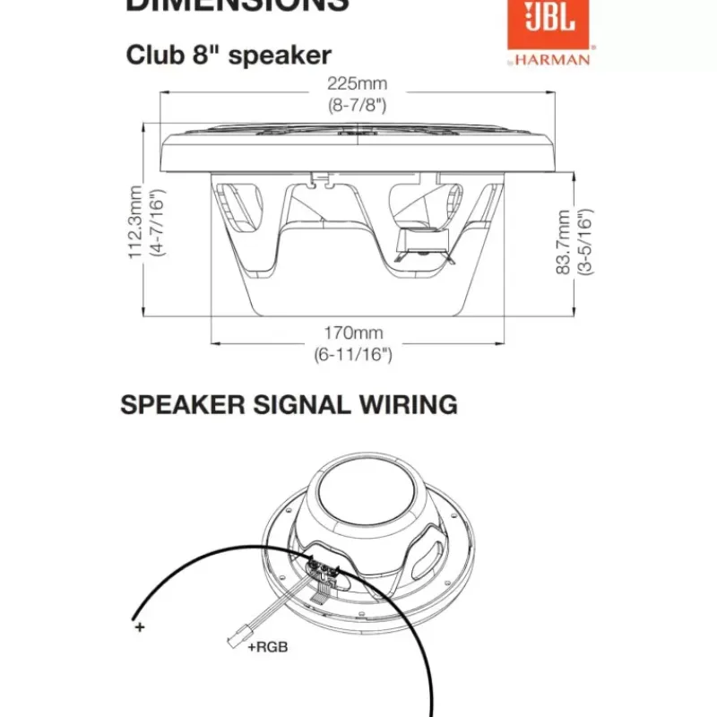 Outlet Club Marine 8 | Paire de Haut-Parleurs 8" Multimédia - Hi-Tech·Enceintes & Haut Parleurs