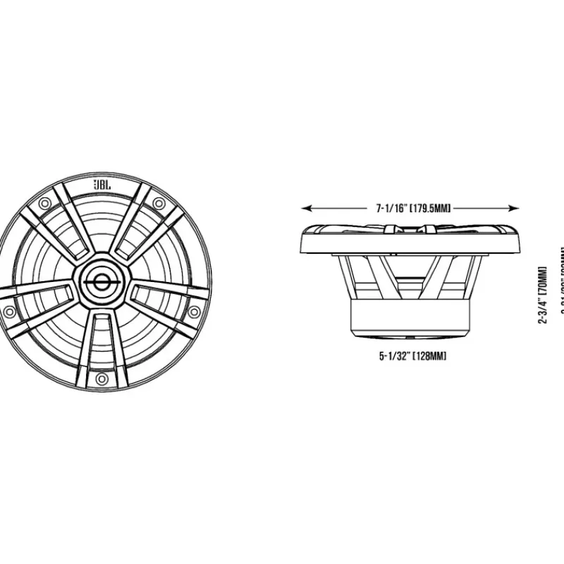 Stage Marine 6 Blanc | Paire de haut-parleurs 6,5" Multimédia - Hi-Tech·Enceintes & Haut Parleurs