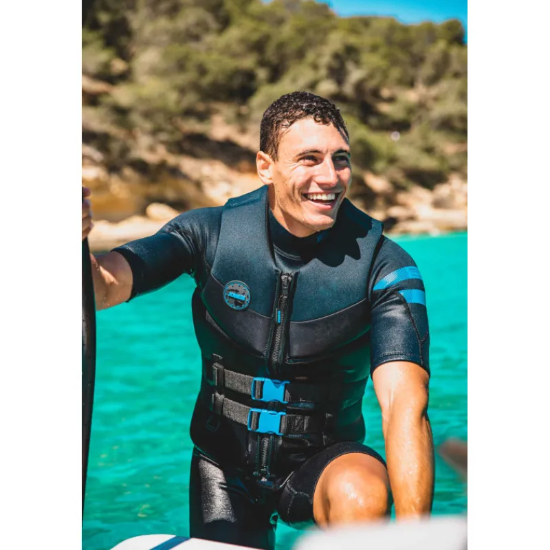 Clearance Gilet de sauvetage néoprène homme | Bleu Equipement Individuel & Accessoires Glisse·Gilets|Gilet De Sauvetage·Gilet De Sauvetage Pour Sport Nautique