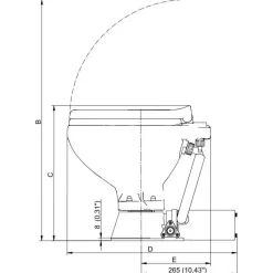 Outlet JOHNSON AquaT Electric Compact Wc À Bord·Wc Marins