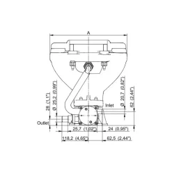 Outlet JOHNSON AquaT Electric Compact Wc À Bord·Wc Marins