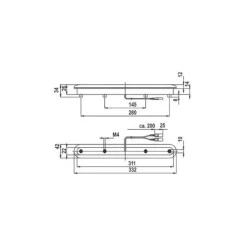 3eme feu stop 330 x 42 x 26 mm*Jokon Discount