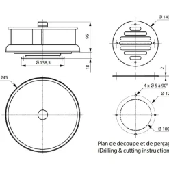 Outlet Autogire aérateur de toit rotatif Grille & Aération·Aérateur De Toit
