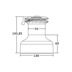Hot Evo 30 ST Winch, Manivelle & Pièce Détachée·Winch