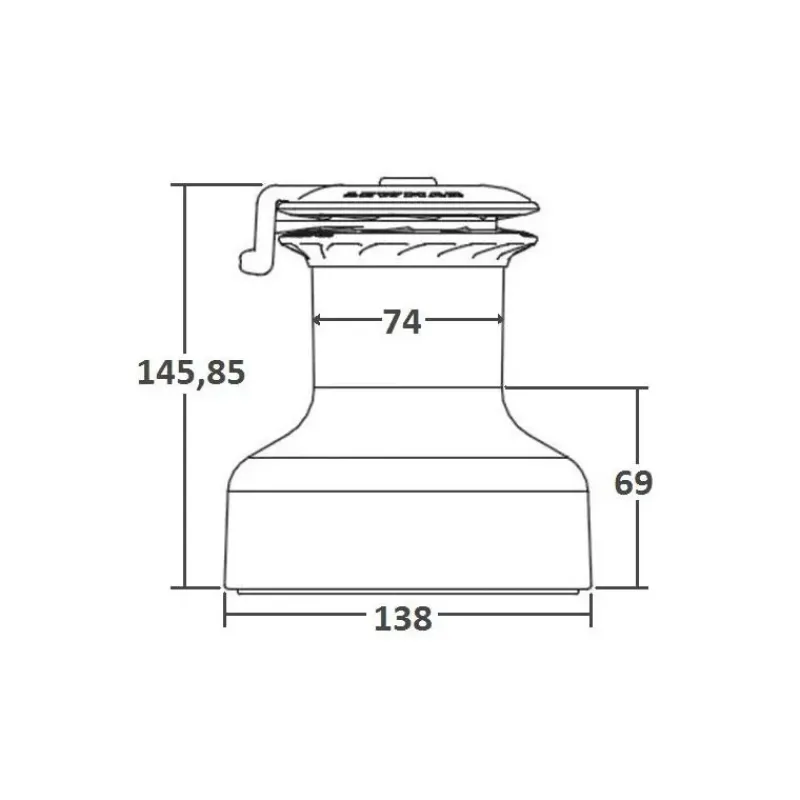 Hot Evo 30 ST Winch, Manivelle & Pièce Détachée·Winch