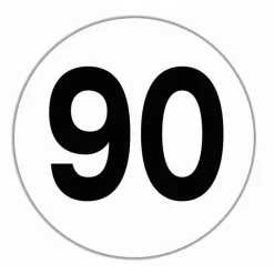 Best Disque limitation vitesse 90 km/h Signalisation