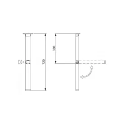 Best LIPPERT Star 6 Table & Pied·Pied De Table|Equipement Intérieur·Plateau & Pied De Table Fixe
