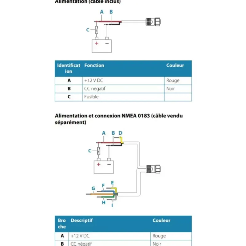 Online Câble alimentation HDS Pro / Live et Elite FS / Ti Combiné-Gps & Écrans Multifonctions·Accessoire & Capteur Combiné & Ecran Multifonction