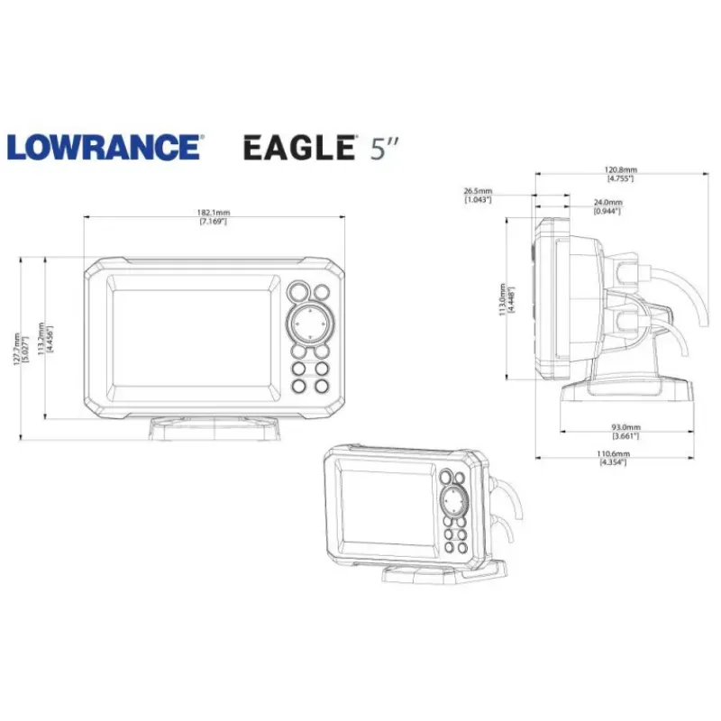 Eagle 5 SplitShot HD*Lowrance New