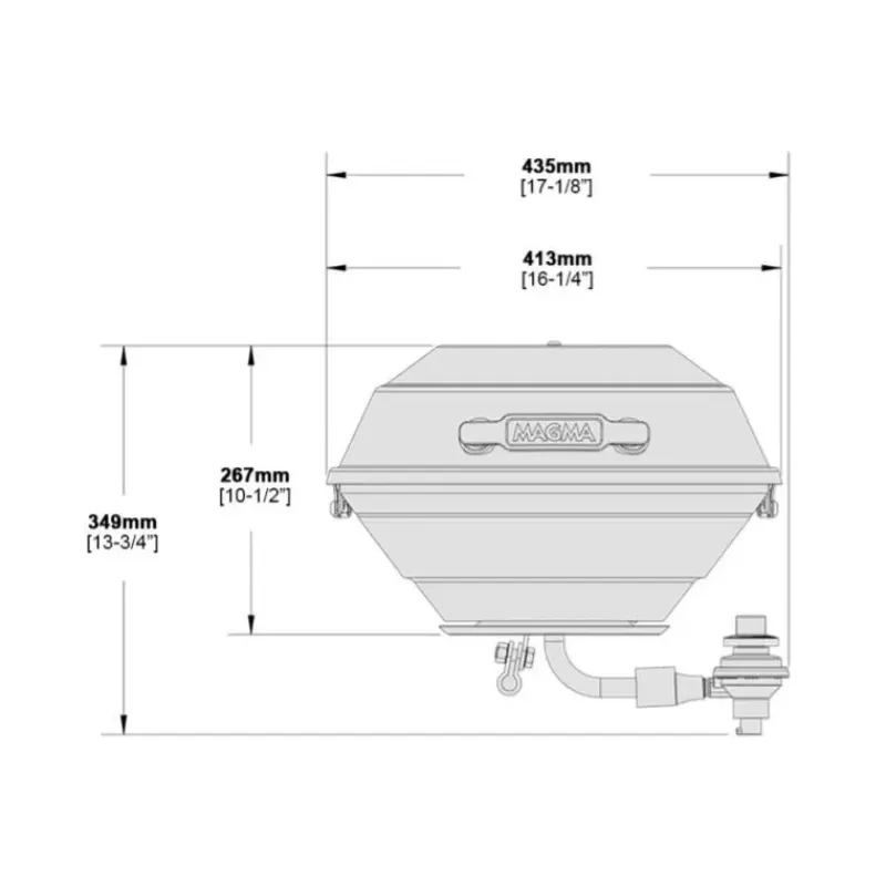 Marine Kettle ø 432 mm | gaz*Magma Outlet