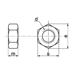Discount Ecrou HU DIN 934 | Nylon Visseries·Boulonnerie En Nylon|Visseries·Rondelle Et Écrou