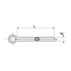 Hot Goupille fendue inox A4 | 2 mm Visseries·Divers : Vis Canon, Goupille, Tige Filetée, Goupille, Insert|Visserie·Divers : Vis Hublot, Insert, Tige Filetée, Goupille