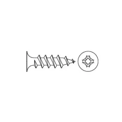 Vis bois / agglo inox A4 T.F | ø 6 mm*Marinox Hot