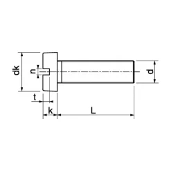 Vis métaux + écrou inox A4 T.C Fendue | ø 6 mm*Marinox Online
