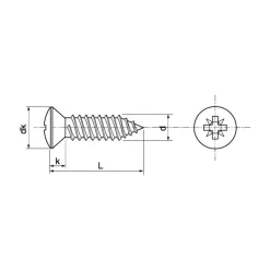 Sale Vis tôle inox A4 T.F.B Pozi | ø 3,9 mm Visseries·Vis À Tôle|Visserie·Vis Tôle