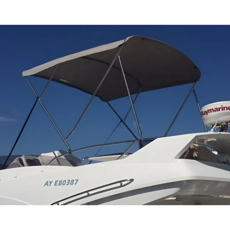 Clearance Bimini Élégance Inox haut | 3 arceaux Confort Extérieur - Cockpit·Bimini Top