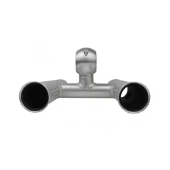 Outlet Porte canne Double Alu Gris Accastillage De Pont·Porte-Canne À Pêche